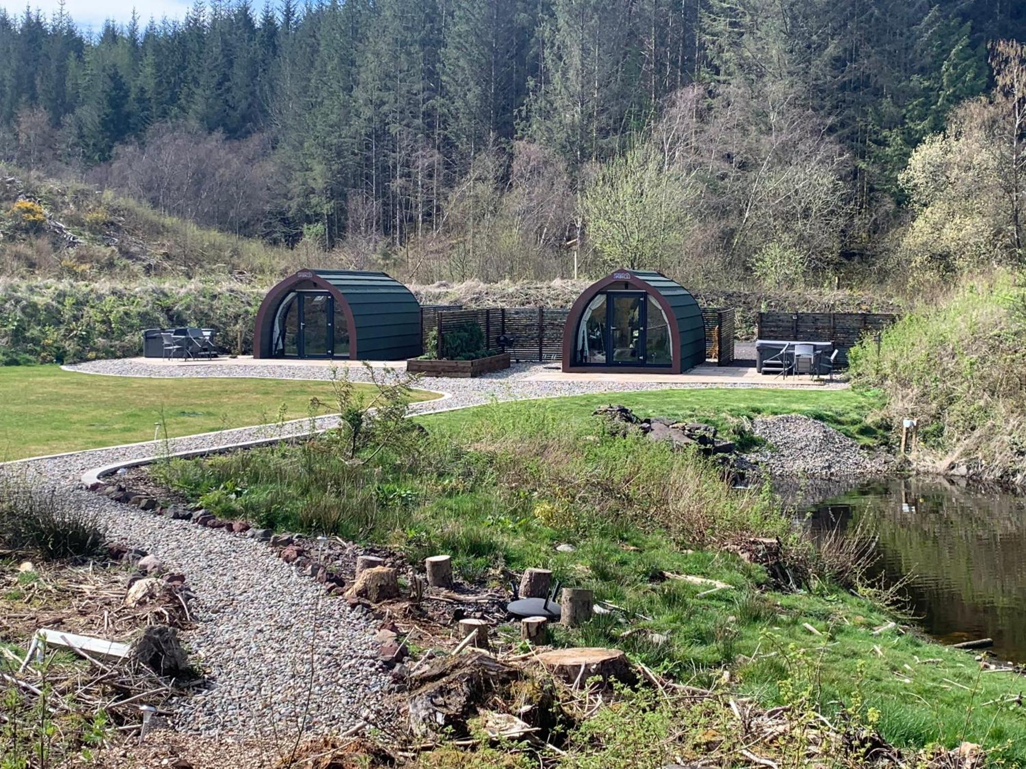 Tawny Owl Pod With Hot Tub Villa Oban Exterior photo
